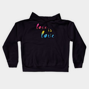 Love is Love - Pansexual Pride Kids Hoodie